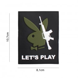 FULLMETAL PVC PLAYBOY PATCH