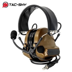 TAC-SKY Auriculares tacticos Comtac III diadema - Coyote Brown (WYS0053-CB)