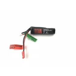 TITAN POWER Bateria Lipo 7.4V 350mAh conector JST para HPA