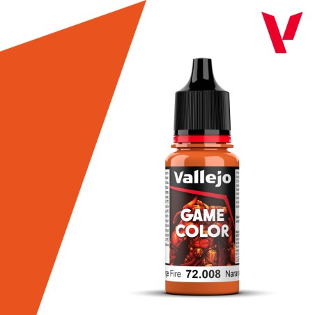 Vallejo Game Color Naranja Fuego 72.008