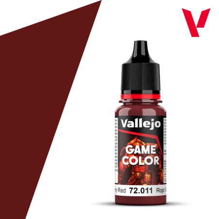 Vallejo Game Color Rojo Visceral 72.011