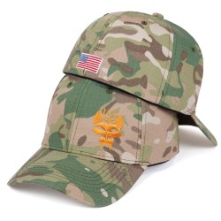 COMBAT ZONE Gorra de Beisbol táctica Talla única / Elástica - Multicam (11531)